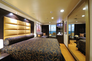 Balcony cabin on MSC Fantasia