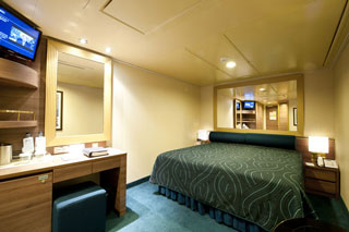 Inside cabin on MSC Splendida