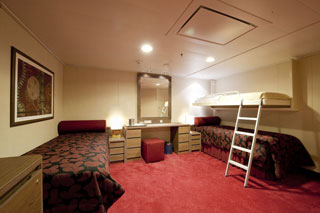 Inside cabin on MSC Magnifica