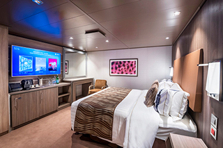 Inside cabin on MSC Seaside
