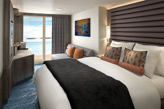 Balcony cabin on Norwegian Bliss