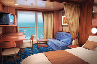 Suite cabin on Norwegian Star