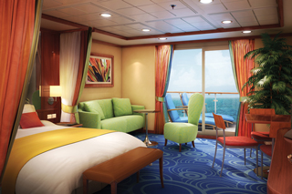 Suite cabin on Norwegian Star