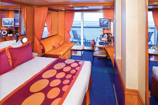 Suite cabin on Norwegian Dawn