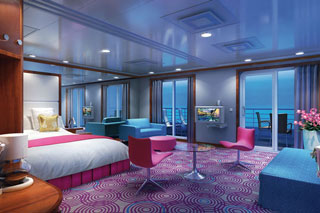 Suite cabin on Pride of America