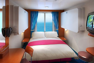 Oceanview cabin on Pride of America