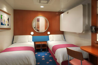 Inside cabin on Pride of America