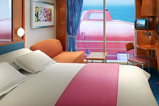 Oceanview cabin on Pride of America