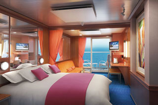 Suite cabin on Norwegian Jewel