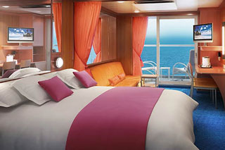 Suite cabin on Norwegian Pearl