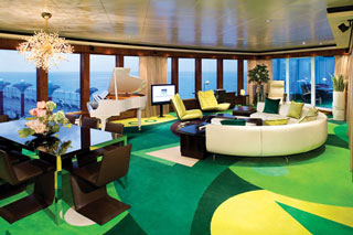 Suite cabin on Norwegian Gem