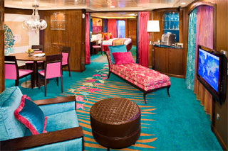 Suite cabin on Norwegian Gem