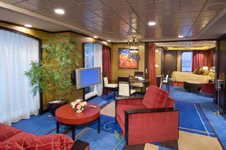 Suite cabin on Norwegian Jade