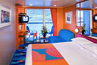 Balcony cabin on Norwegian Jade