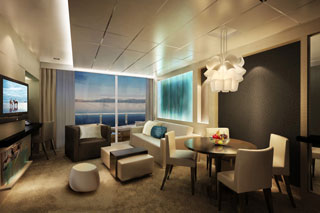 Suite cabin on Norwegian Getaway