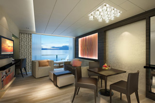 Suite cabin on Norwegian Escape