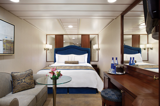 Inside cabin on Regatta