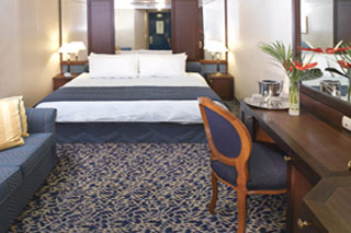 Inside cabin on Nautica