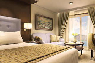 Oceanview cabin on Marina