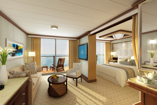 Suite cabin on Majestic Princess