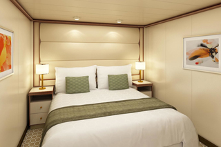 Inside cabin on Enchanted Princess