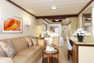 Suite cabin on Enchanted Princess