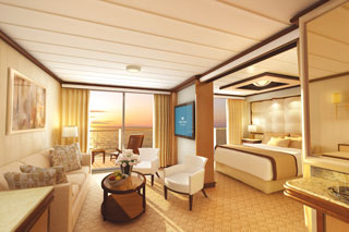 Suite cabin on Regal Princess