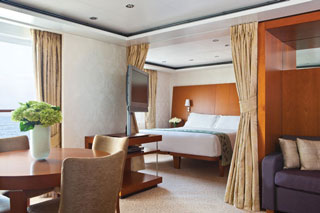 Suite cabin on Seven Seas Voyager