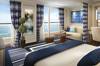 Suite cabin on Seven Seas Explorer