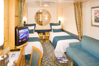 Inside cabin on Adventure of the Seas