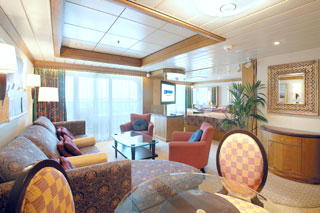Suite cabin on Adventure of the Seas
