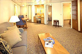 Suite cabin on Brilliance of the Seas