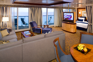 Suite cabin on Serenade of the Seas