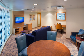 Suite cabin on Jewel of the Seas