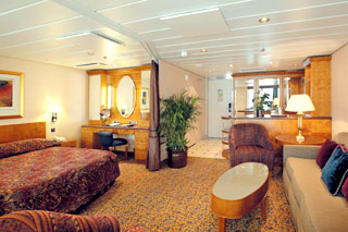 Suite cabin on Jewel of the Seas