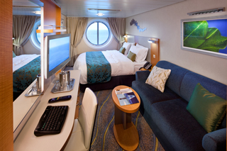 Oceanview cabin on Oasis of the Seas