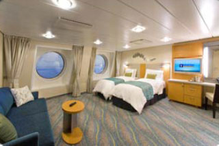 Oceanview cabin on Oasis of the Seas