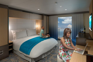 Inside cabin on Quantum of the Seas