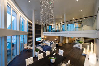 Suite cabin on Ovation of the Seas