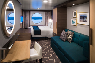 Oceanview cabin on Harmony of the Seas