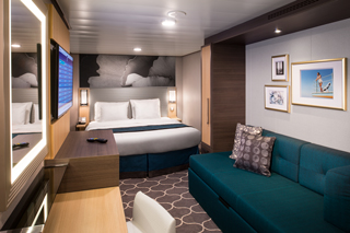 Inside cabin on Harmony of the Seas