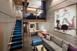Suite cabin on Harmony of the Seas