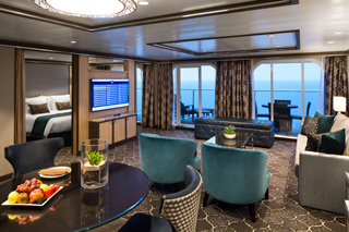 Suite cabin on Harmony of the Seas