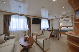 Suite cabin on SeaDream II