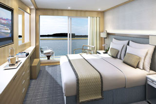 Balcony cabin on Viking Hemming