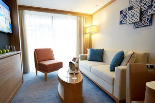 Suite cabin on Viking Hemming