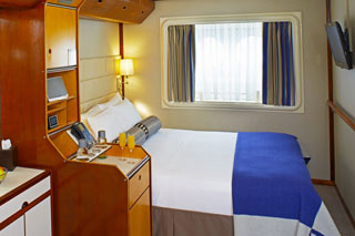 Oceanview cabin on Wind Star