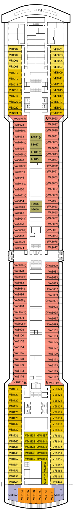 Nieuw Amsterdam Deck Plans - Cruiseline.com