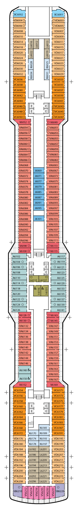 Koningsdam Deck Plans