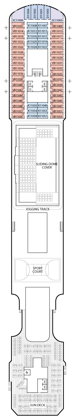 Koningsdam Deck Plans
